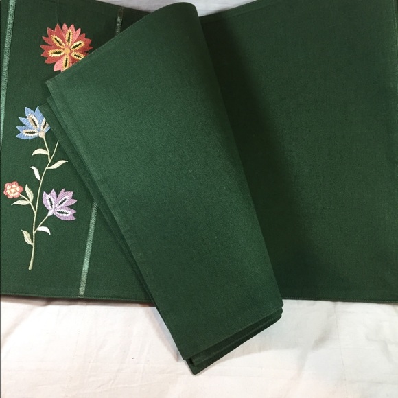 Floral placemats, 8 pieces, never used - Picture 2 of 2